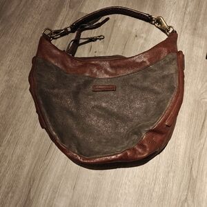 FRYE Belle Suede Leather hobo handbag
